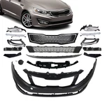 Fit Kia Optima Sx/sxl 2011-2013 Bumper/grille/molding/lamps W/drl/radiator Cover. Fixed Price $409.99.
