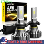 Auxito White Led H7 Bulb Headlight Lamp High Low Beam Plug & Play 1-10SET. Fixed Price $182.99.